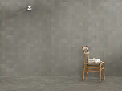 Background tile, Color grey, Style designer, Glazed porcelain stoneware, 11x11 cm, Finish matte