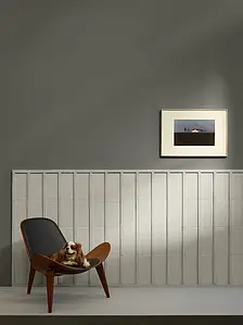 Background tile, Color grey, Style designer, Ceramics, 14x28 cm, Finish matte