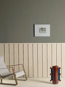 Background tile, Color white, Style designer, Ceramics, 14x28 cm, Finish matte