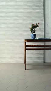 Decoratief element, Ongeglazuurd porseleinen steengoed, 30x39.5 cm, Oppervlak mat