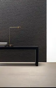 Mosaikkflis, Farge svart, Stil designer, Uglasert porselenssteintøy, 25x25 cm, Overflate matt