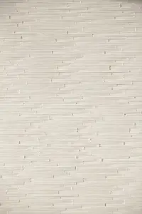 Mosaikkflis, Farge hvit, Stil designer, Uglasert porselenssteintøy, 30x39.5 cm, Overflate matt
