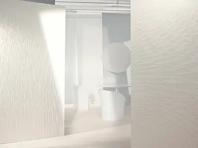 Carrelage, Teinte blanche, Style designer, Grès cérame émaillé, 40x80 cm, Surface mate