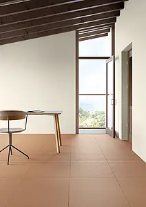 Grundflise, Effekt beton, Farve brun, Stil designer, Uglaseret porcelænsstentøj, 60x60 cm, Overflade skridsikker