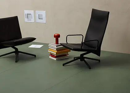 Carrelage, Teinte verte, Style designer, Grès cérame non-émaillé, 120x120 cm, Surface mate