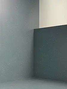 Bakgrunnsflis, Farge himmelblå, Stil designer, Uglasert porselenssteintøy, 120x120 cm, Overflate matt