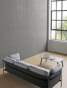 Grundflise, Farve grå, Stil designer, Keramik, 21.1x31.5 cm, Overflade 3D