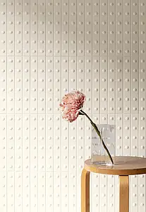 Background tile, Color white, Style designer, Ceramics, 21.1x31.5 cm, Finish matte