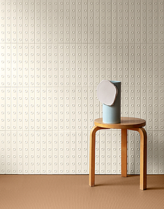 Grundflise, Farve hvid, Stil designer, Keramik, 21.1x31.5 cm, Overflade mat