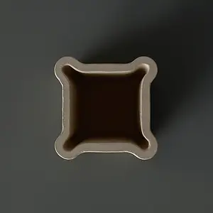 Blok fliser, Farve grå, Stil designer, Uglaseret porcelænsstentøj, 15x25 cm, Overflade mat