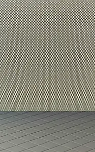 Mosaik, Unglasiertes Feinsteinzeug, 25.7x27.5 cm, Oberfläche rutschfeste