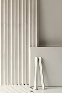 Piastrella di fondo, Colore bianco, Stile design, Gres porcellanato smaltato, 40x40 cm, Superficie antiscivolo