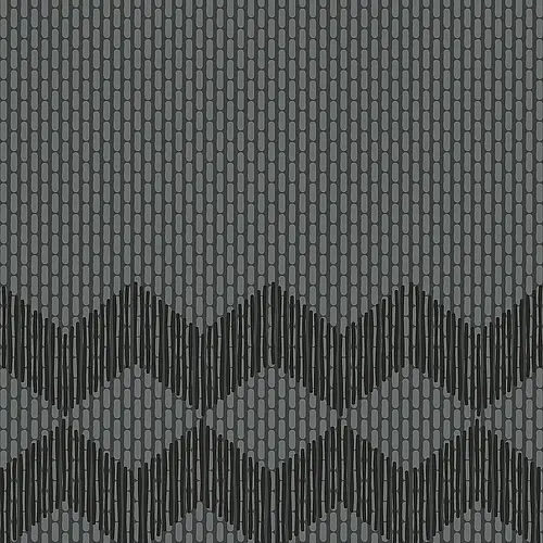 Mutina Ceramiche & Design, Tape, RETA47_zigzag half black