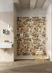 Background tile, Color beige,brown, Style handmade, Glazed porcelain stoneware, 60x120 cm, Finish matte
