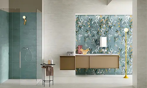 Decoro, Colore verde,multicolore, Gres porcellanato smaltato, 60x120 cm, Superficie opaca