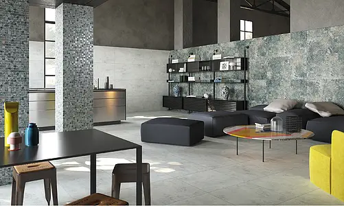 Bakgrundskakel, Textur betong, Färg grå,vit, Glaserad granitkeramik, 60x60 cm, Yta matt