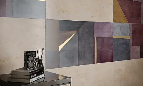 Dekor, Färg flerfärgade, Stil patchwork, Glaserad granitkeramik, 60x120 cm, Yta matt