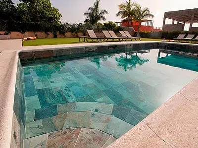 Background tile, Effect left_menu_balijskij_kamen, Color multicolor, Glazed porcelain stoneware, 29.5x60 cm, Finish antislip