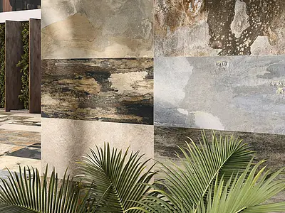 Background tile, Effect left_menu_balijskij_kamen, Color multicolor, Glazed porcelain stoneware, 60x120 cm, Finish antislip
