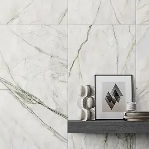 Background tile, Effect other marbles, Color green,white, Glazed porcelain stoneware, 60x120 cm, Finish matte