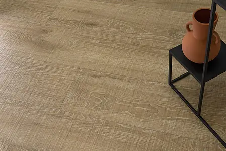 Background tile, Effect wood, Color beige, Glazed porcelain stoneware, 25x150 cm, Finish antislip