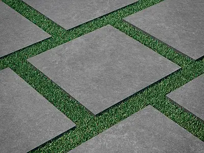 Background tile, Effect other stones, Color grey, Glazed porcelain stoneware, 60x60 cm, Finish antislip