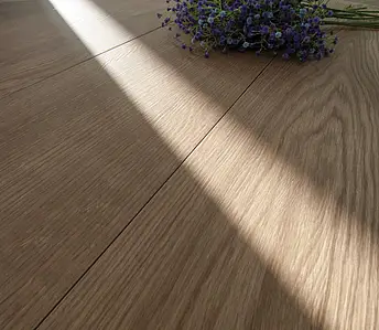 Background tile, Effect wood, Color brown, Glazed porcelain stoneware, 25x150 cm, Finish antislip