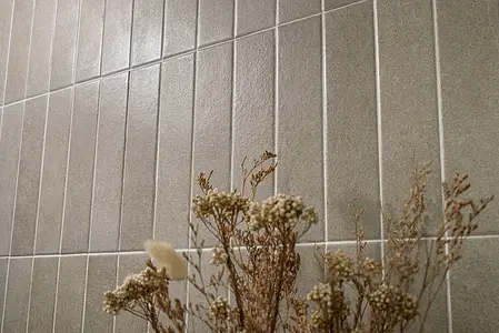 Background tile, Effect other stones, Color beige,brown, Glazed porcelain stoneware, 6x25 cm, Finish matte