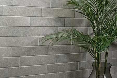 Background tile, Effect other stones, Color grey, Glazed porcelain stoneware, 6x25 cm, Finish matte