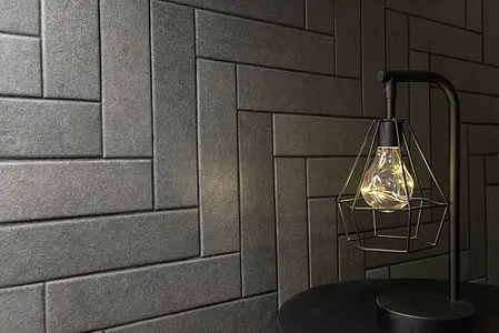 Background tile, Effect other stones, Color grey, Glazed porcelain stoneware, 6x25 cm, Finish matte