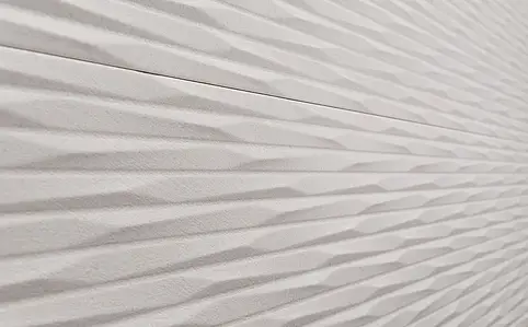 Background tile, Effect concrete, Color white, Ceramics, 30x90 cm, Finish matte