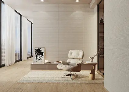 Background tile, Effect other stones, Color white, Glazed porcelain stoneware, 60x120 cm, Finish matte