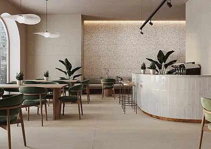 Background tile, Effect other stones, Color beige, Glazed porcelain stoneware, 60x120 cm, Finish matte