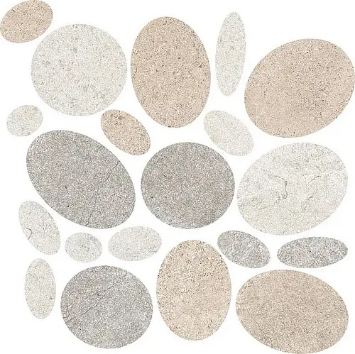 NovaBell Ceramiche, Aspen, APN481N_ApnMosSassiMixChiaro