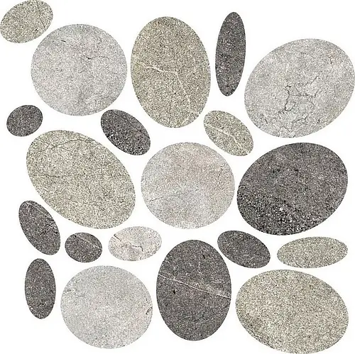 NovaBell Ceramiche, Aspen, APN721N_ApnMosSassiMixScuro