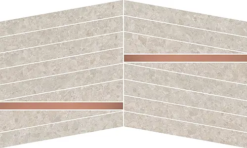 NovaBell Ceramiche, Keystone, KYN338N_KynMosStripesRopeDx+Sx