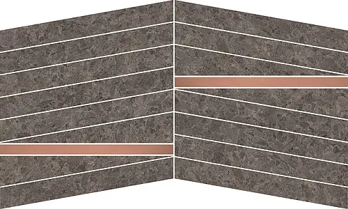 NovaBell Ceramiche, Keystone, KYN998N_KynMosStripesFogDx+Sx