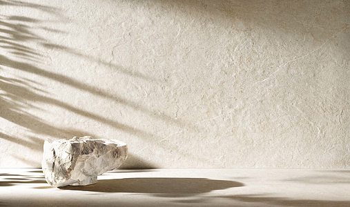 Bakgrundskakel, Textur sten,kalksten, Färg beige,vit, Glaserad granitkeramik, 100x100 cm, Yta halksäker