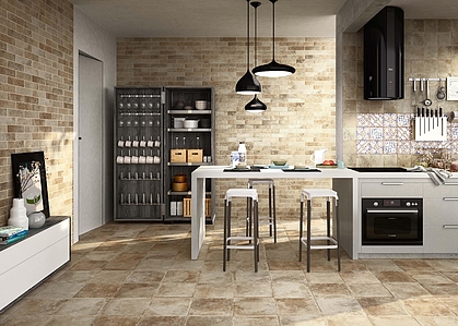 Materia Porcelain Tiles produced by NovaBell Ceramiche, Terracotta, brick effect