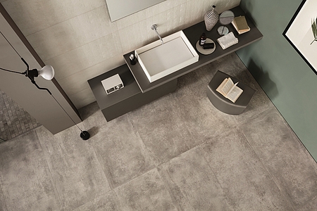 Overland Porcelain Tiles produced by NovaBell Ceramiche, Stone, concrete effect