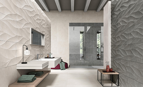 Sovereign Porcelain Tiles produced by NovaBell Ceramiche, Stone effect