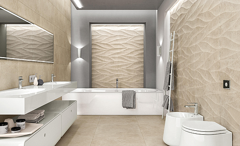 Sovereign Porcelain Tiles produced by NovaBell Ceramiche, Stone effect