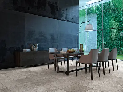 Background tile, Effect concrete,other stones, Color grey, Glazed porcelain stoneware, 60x60 cm, Finish antislip
