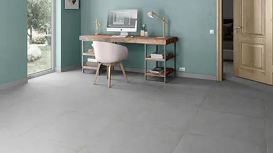 Bakgrundskakel, Textur betong, Färg grå, Glaserad granitkeramik, 90x90 cm, Yta matt