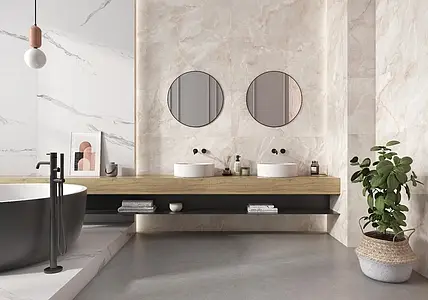 Background tile, Effect onyx, Color pink, Glazed porcelain stoneware, 60x120 cm, Finish polished