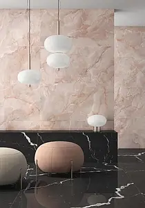 Background tile, Effect stone,onyx, Color pink, Glazed porcelain stoneware, 60x120 cm, Finish polished