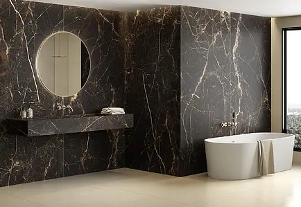 Azulejo base, Efecto otros tipos de mármol, Color beige, Gres porcelánico esmaltado, 120x120 cm, Acabado Satinado