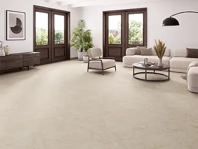 Azulejo base, Efecto otros tipos de mármol, Color beige, Gres porcelánico esmaltado, 60x60 cm, Acabado mate
