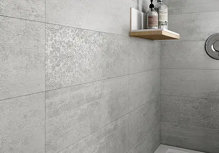 Background tile, Color grey, Ceramics, 20x60 cm, Finish Honed