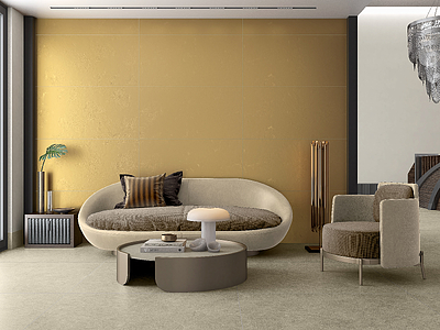 Background tile, Effect gold and precious metals, Color yellow, Glazed porcelain stoneware, 60x120 cm, Finish semi-polished
